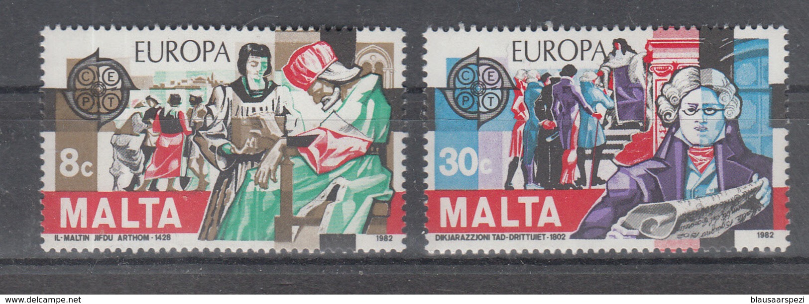 C 002 ) Malta Community Issues Europe CEPT 1982 **/MNH Historical Events - 1982