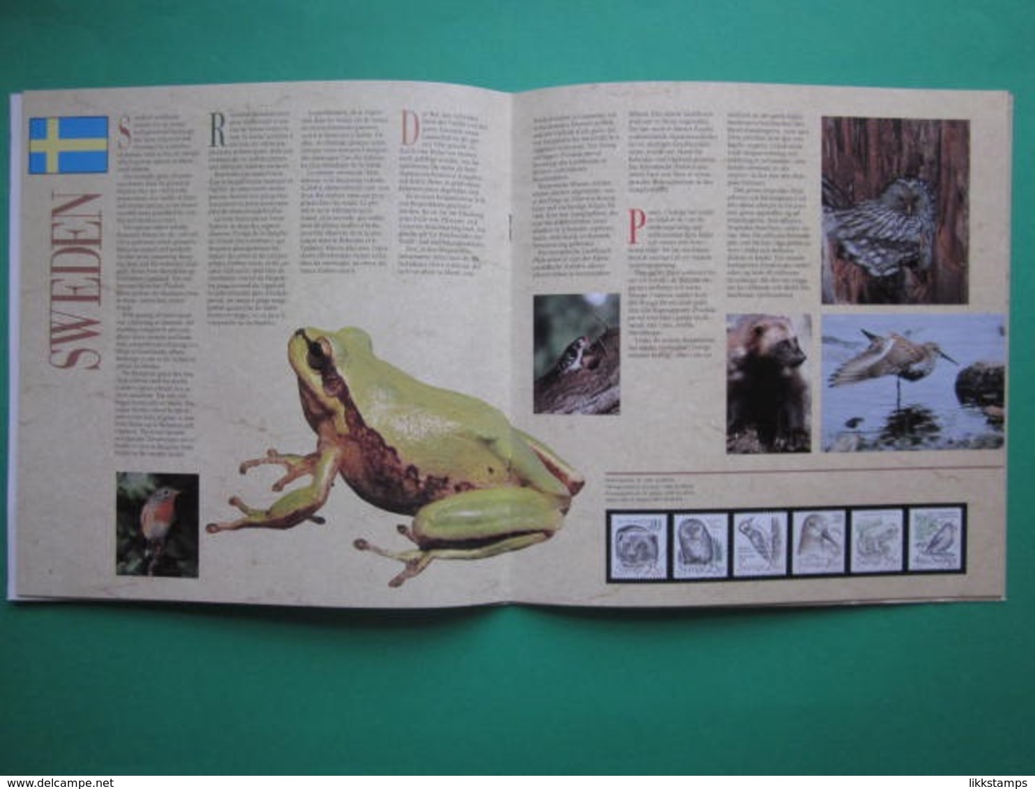 1989 OUR WORLD: INTERNATIONAL IMAGES OF NATURE BOOKLET COMPLETE WITH STAMPS #L0135A (B7) - Other & Unclassified