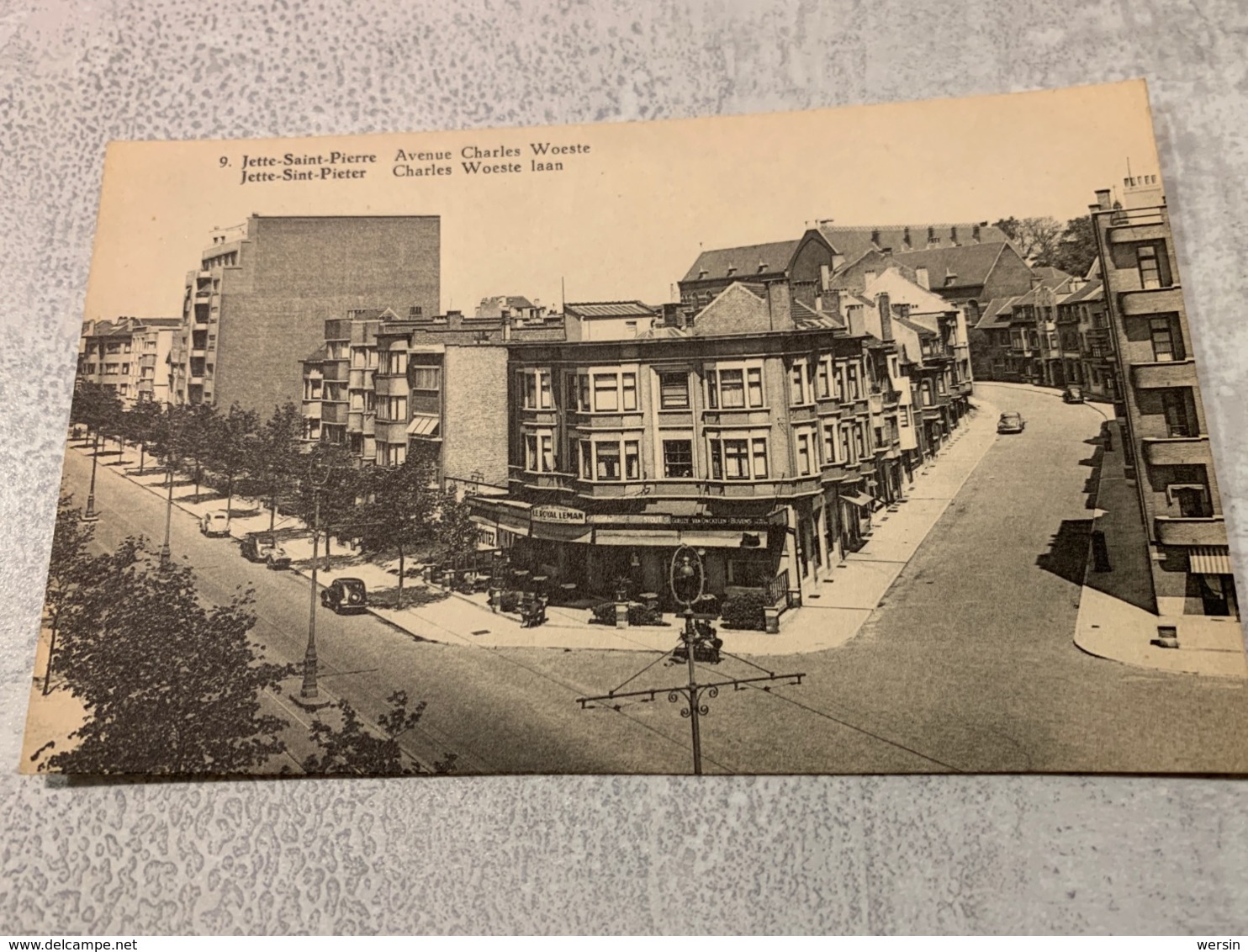 Carte Postale Jette St Pierre Avenue Charles Woeste - Jette