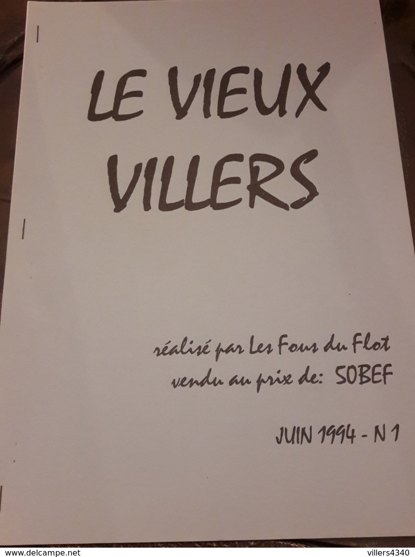 Fascicule "le Vieux Villers" - Villers-l'Evêque - Historische Documenten