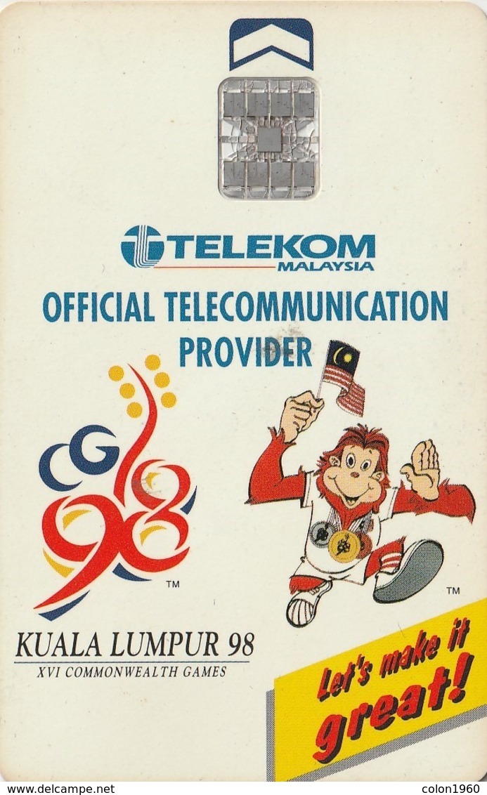 MALASIA. MLS-C-C.2. SPORTS. Kula Lumpur '98, Official Telecommunication Provider. 50RM. (032) - Deportes