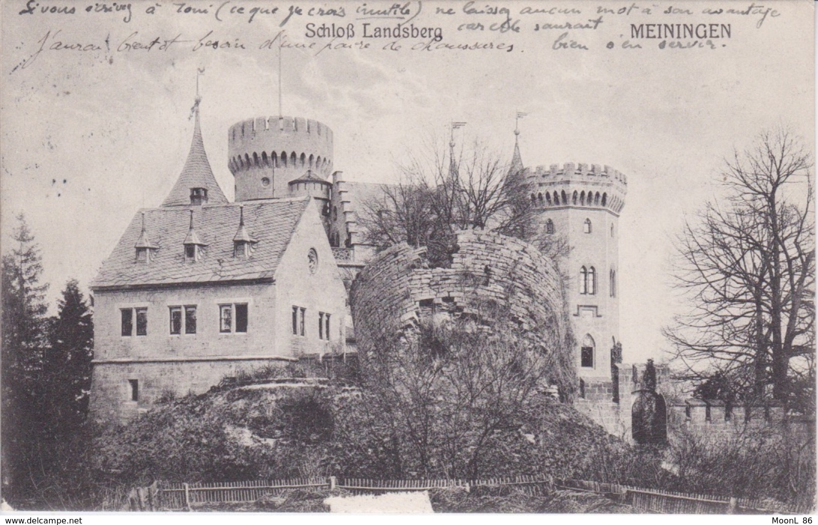 ALLEMAGNE - MEININGEN - SCHLOB LANDSBERG - Meiningen