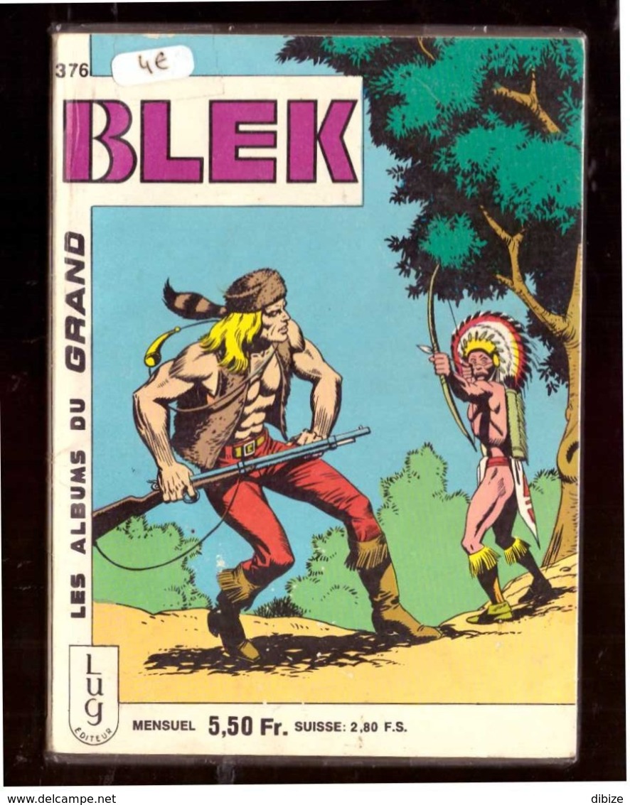Bande Dessinée Petit-Format. Blek. N°  376  De 1982. Editions LUG.  Etat Moyen. - Blek
