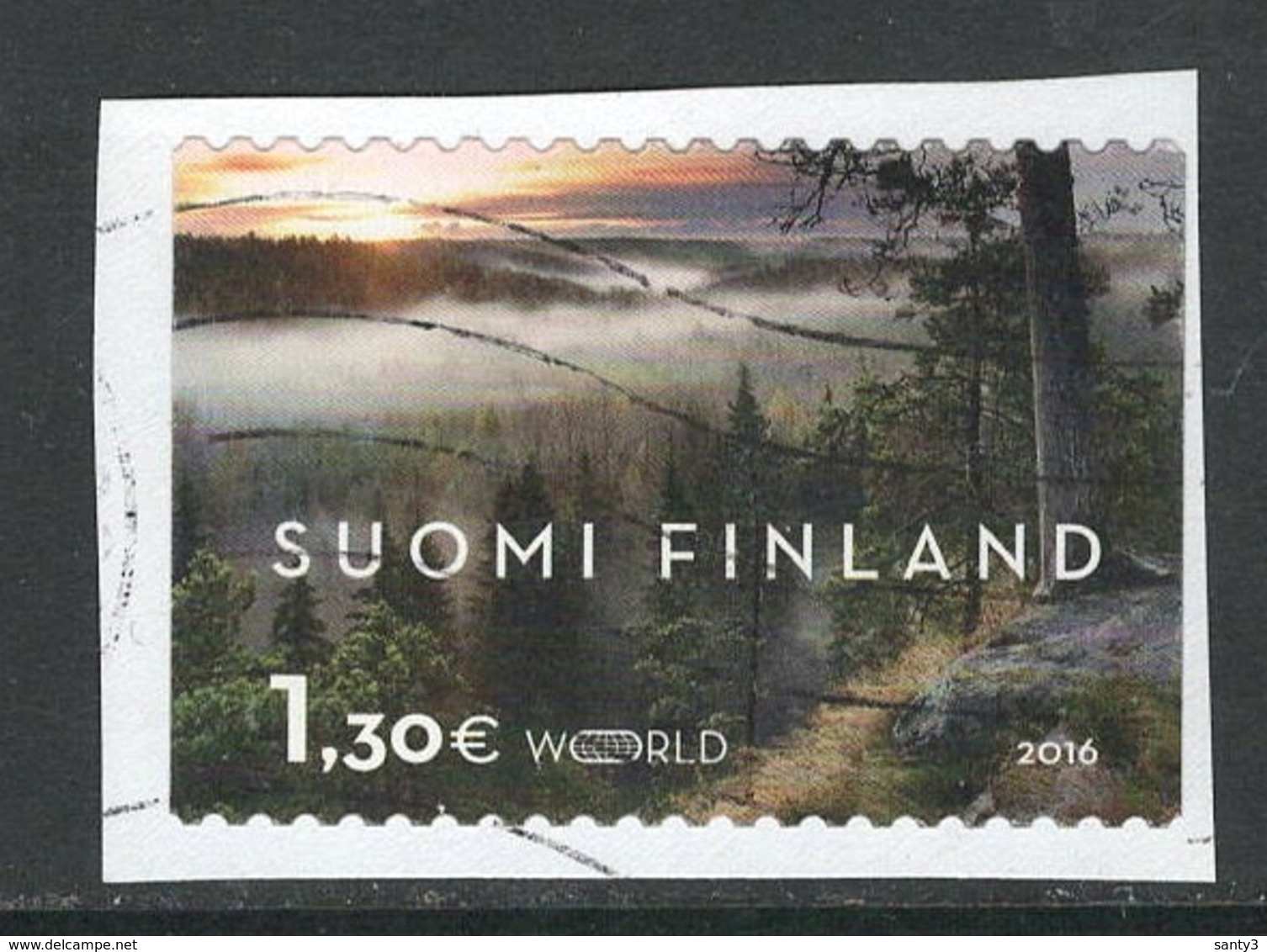 Finland, Yv 2404   Jaar 2016,  Gestempeld Op Papier - Used Stamps