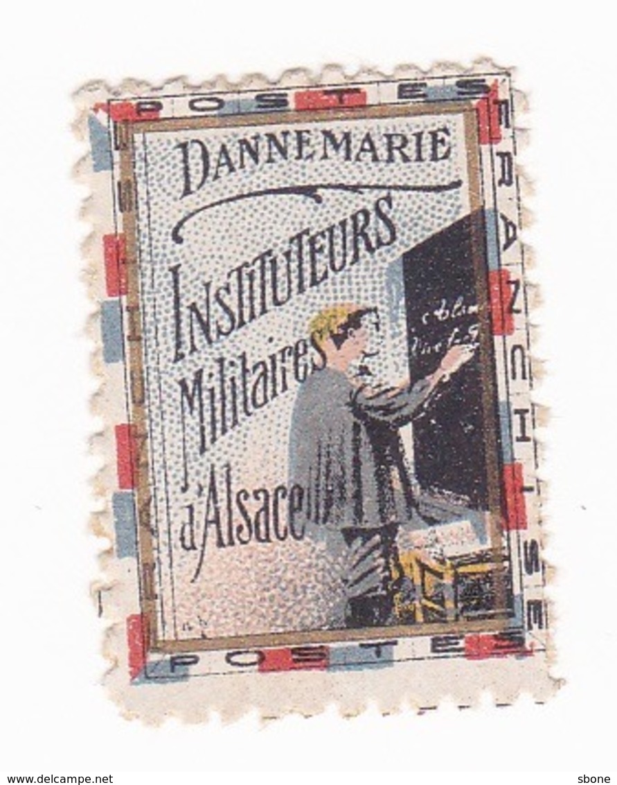Vignette Militaire Delandre - Instituteurs Militaires D'Alsace - Dannemarie - Military Heritage