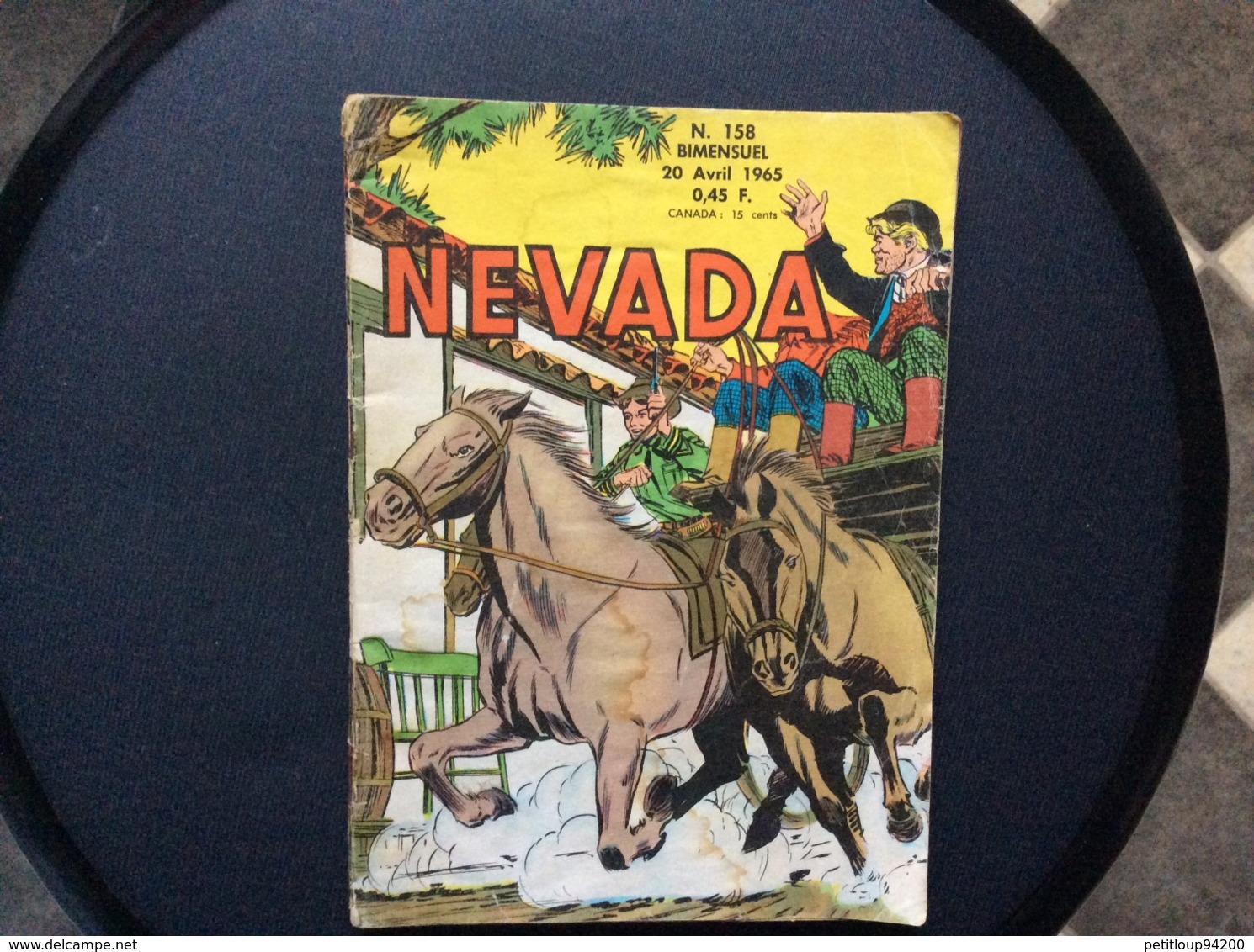 BANDE DESSINEE  NEVADA  No 158  Annee 1965 - Nevada