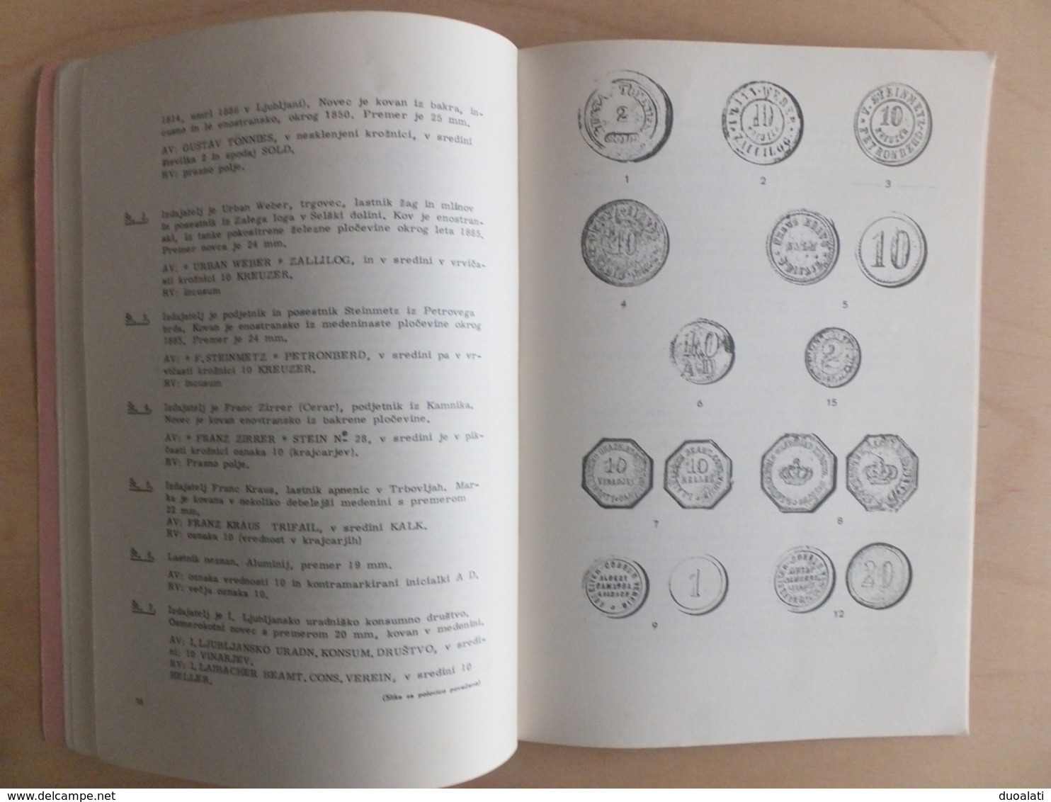 Slovenia Slovenija 1972 Numismatic News Glasnik Numizmatičnega Društva Slovenije Brochure Slovenian Numismatic Society - Andere & Zonder Classificatie