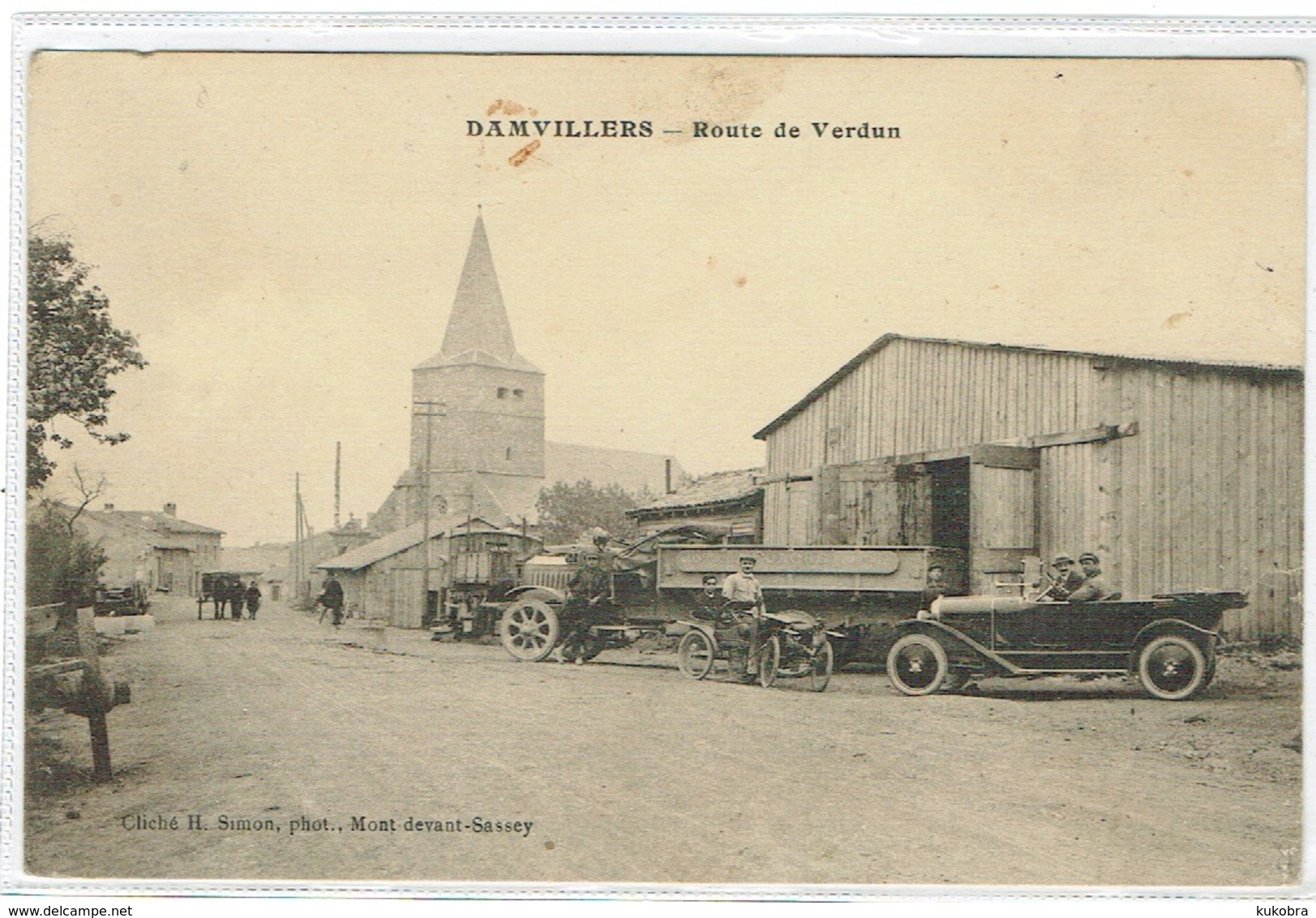 55-DAMVILLERS -Route De Verdun. - Damvillers