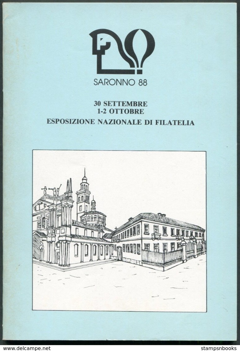 1988 Italy SARONNO 88 Philatelic Exhibition Handbook - Other & Unclassified