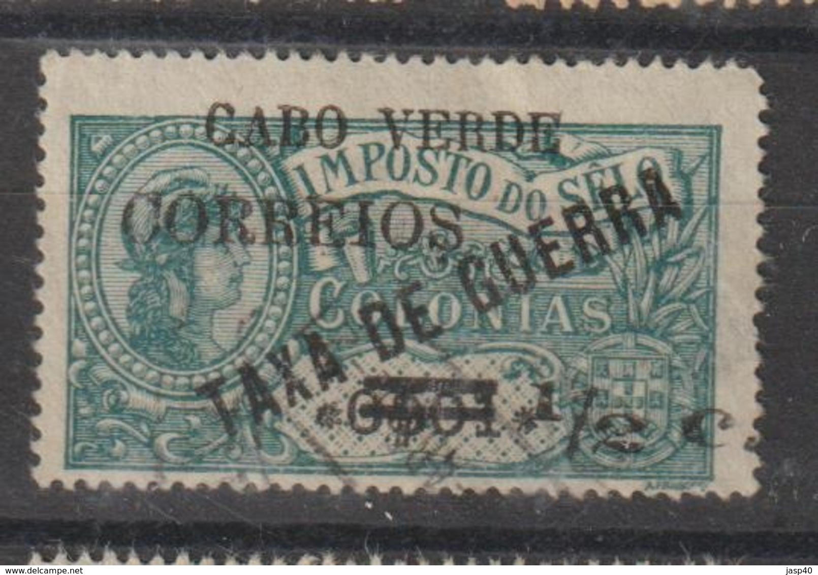 CABO VERDE CE AFINSA 169b- USADO - "1" GROSSO - Islas De Cabo Verde