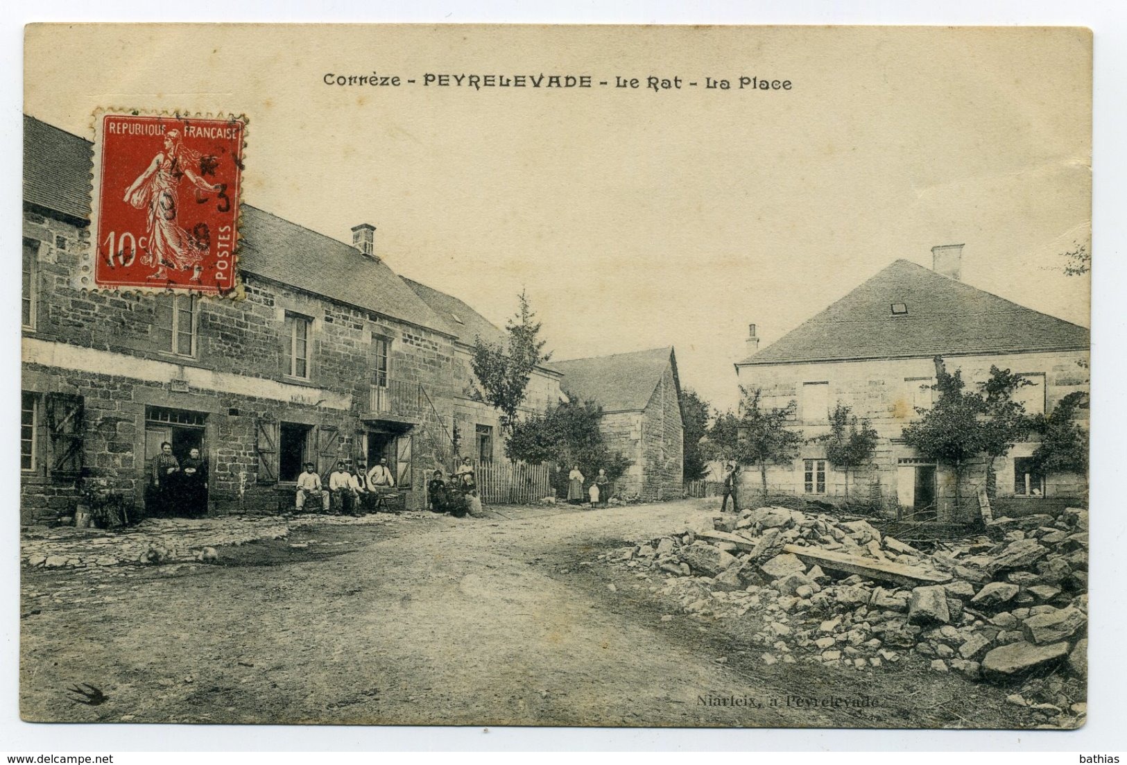 CORREZE. LOT De 6 CPA: 4 Types Et Scènes Champêtres + Le RAT + Ussel - Autres & Non Classés