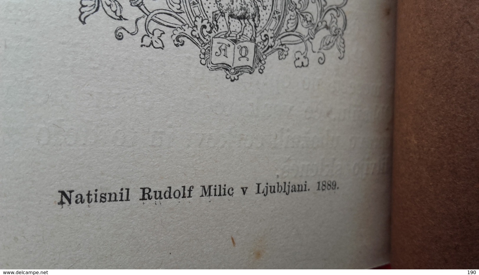 Ljubljana.Bratovscina Za Vedno Cesenje Presvetega Resnjega Telesa In Za Opravo Uboznih Cerkev..Ursulinaric.Rudolf Milic - Slav Languages