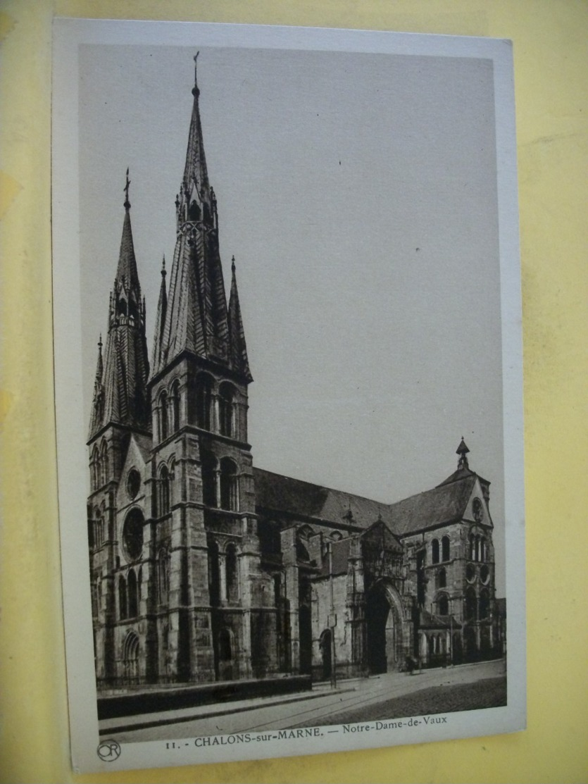 51 8614 CPA - VUE DIFFERENTE N° 6 - 51 CHÂLONS SUR MARNE. NOTRE DAME DE VAUX. EDIT. OR. CH. BRUNEL. N° 11 - Châlons-sur-Marne