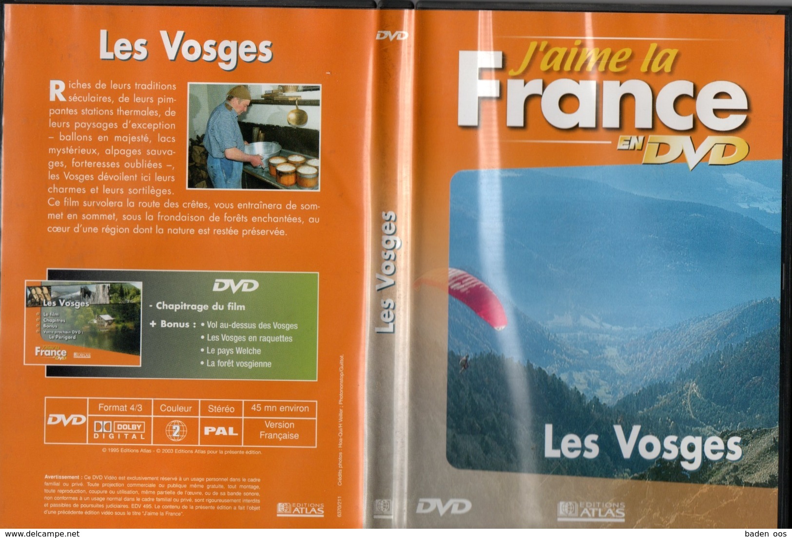 J Aime La France En DVD Les Vosges - Documentari