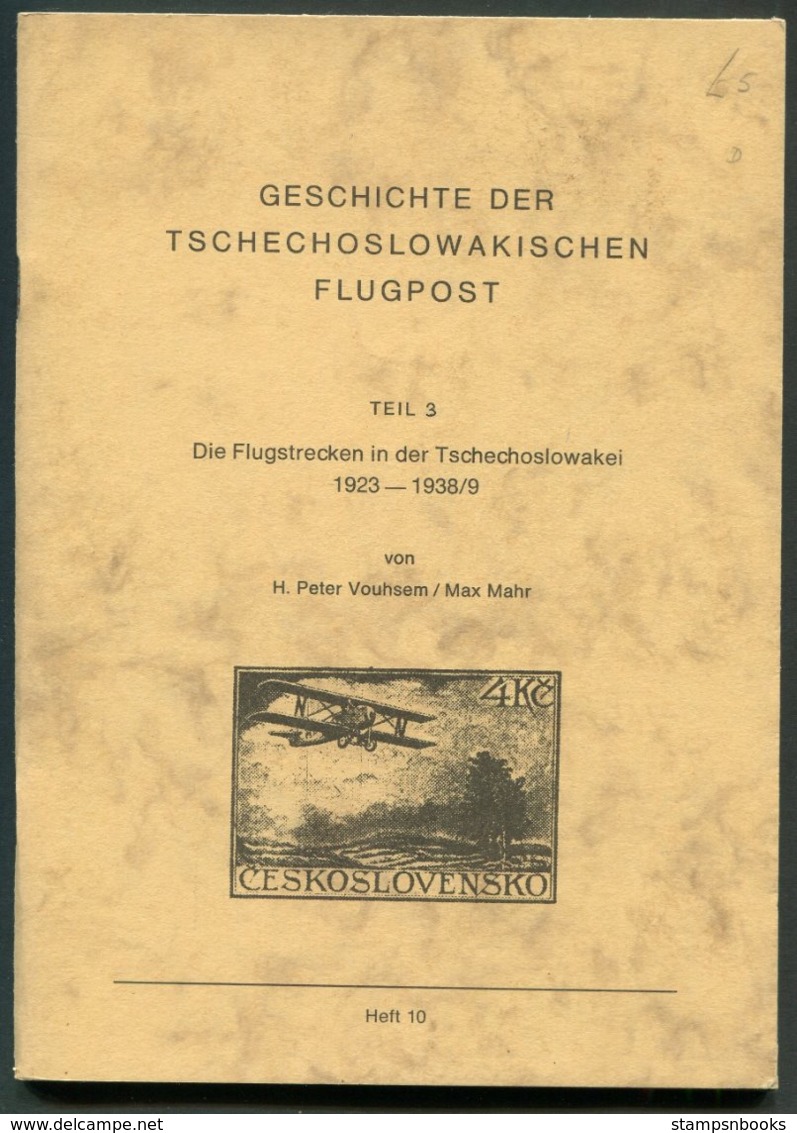 Geschichte Der Tschechoslowakischen Flugpost Teil 3, Die Flugstrecken In Der Tschechoslowakei 1923-1938/9. Czech Airmail - Air Mail And Aviation History