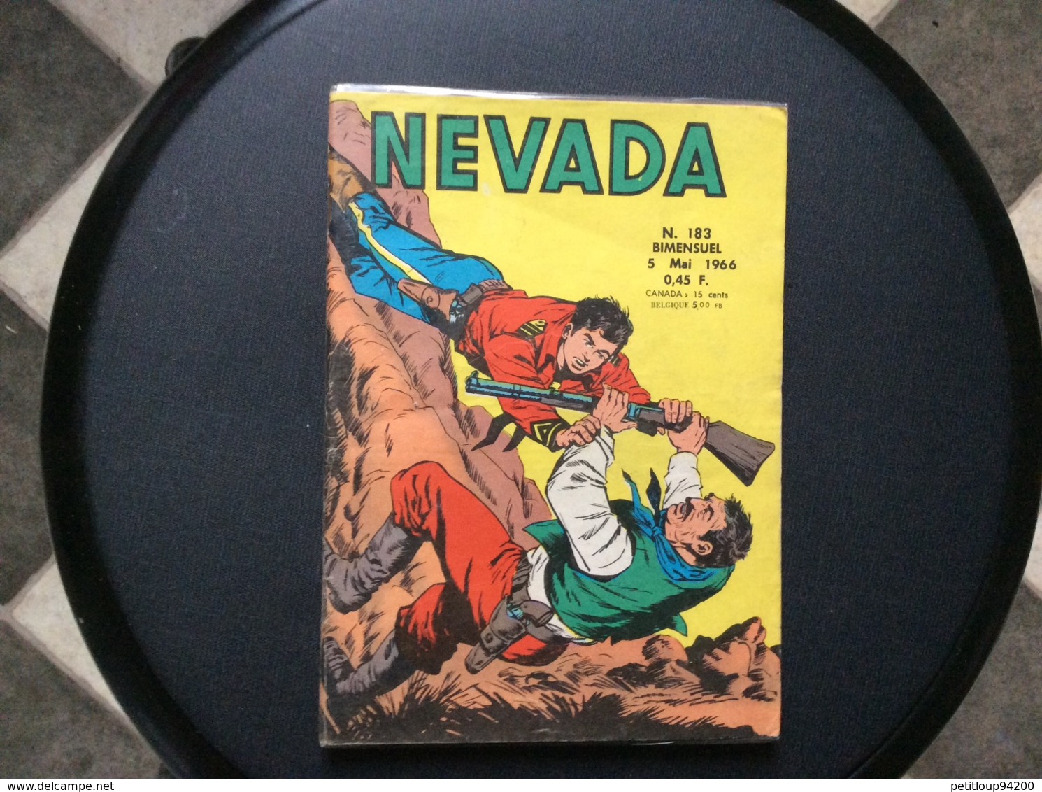 BANDE DESSINEE  NEVADA  No 183  Annee 1966  (SOUS EMBALLAGE PLASTIQUE) - Nevada