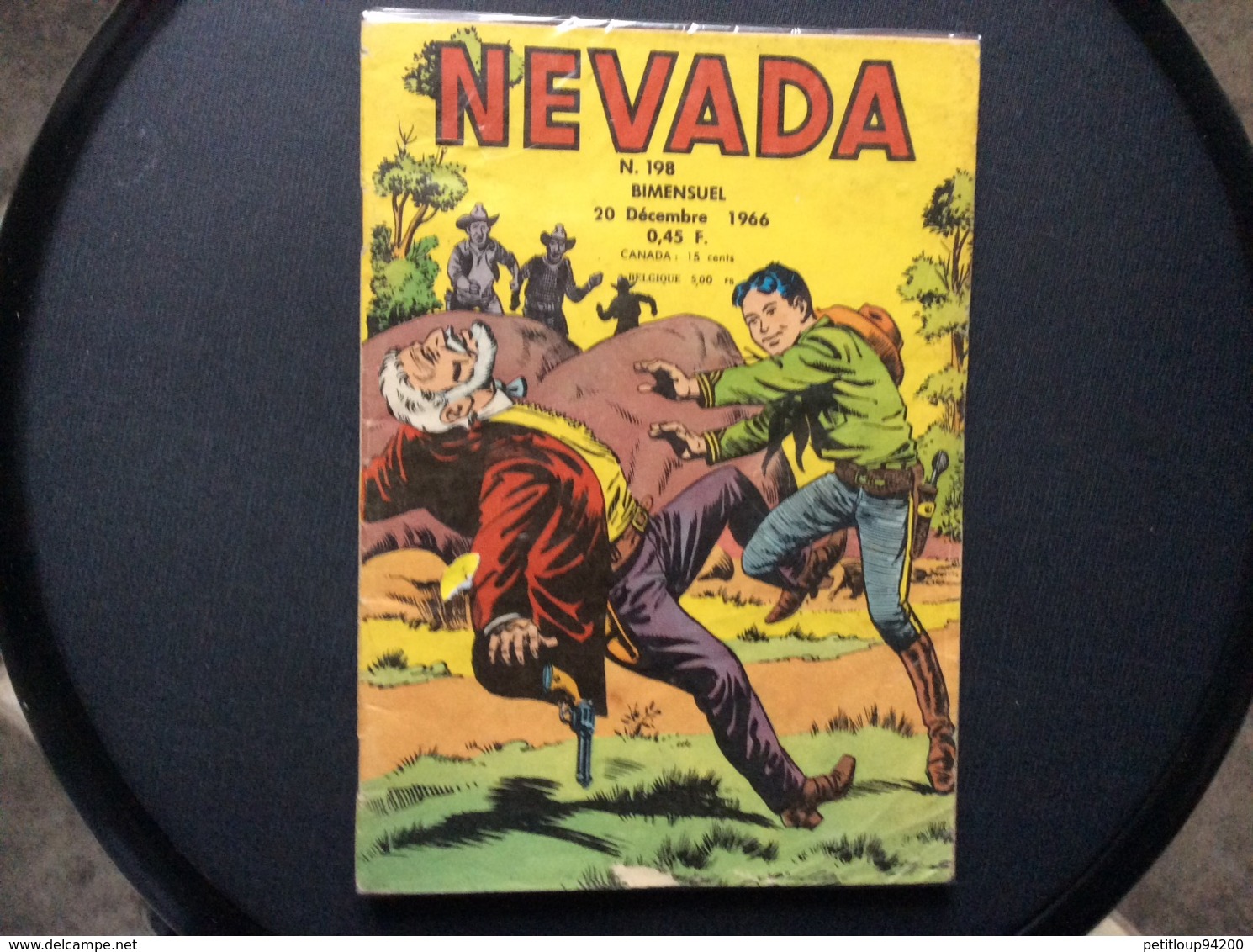 BANDE DESSINEE  NEVADA  No198  Annee 1966  (SOUS EMBALLAGE PLASTIQUE) - Nevada