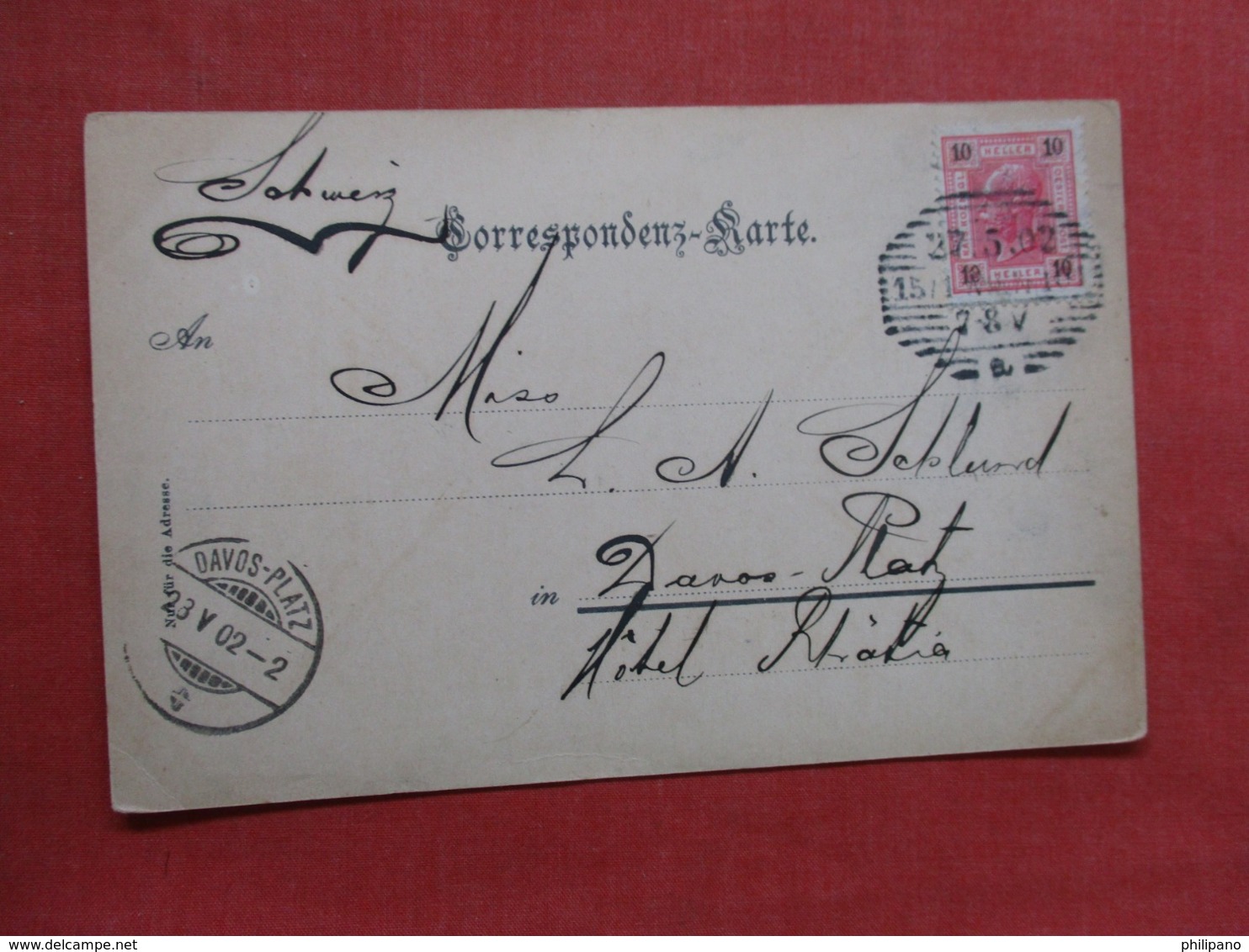 Gruss Aus Wien Has Stamp & Cancel Ref 3706 - Other & Unclassified