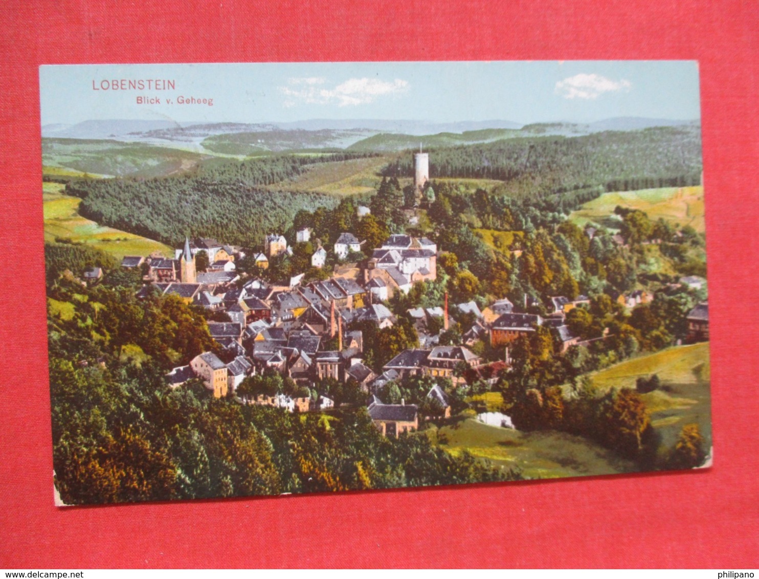 Germany > Thuringia > Lobenstein  Has Stamp & Cancel    Ref 3706 - Lobenstein