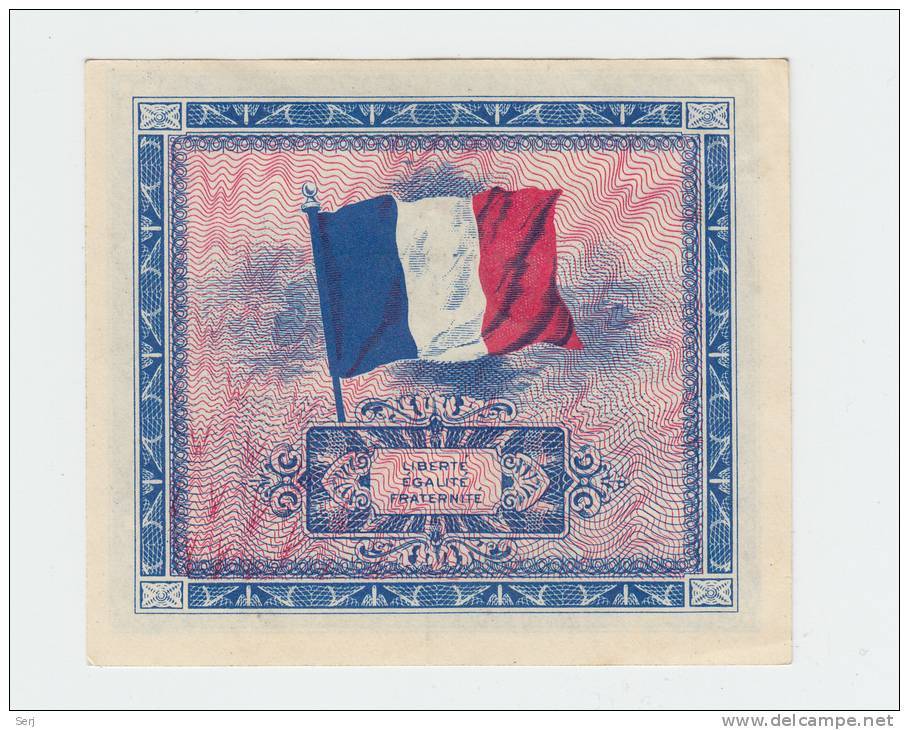 France 10 Francs 1944 AUNC CRISP Banknote P 116 - 1944 Flag/France