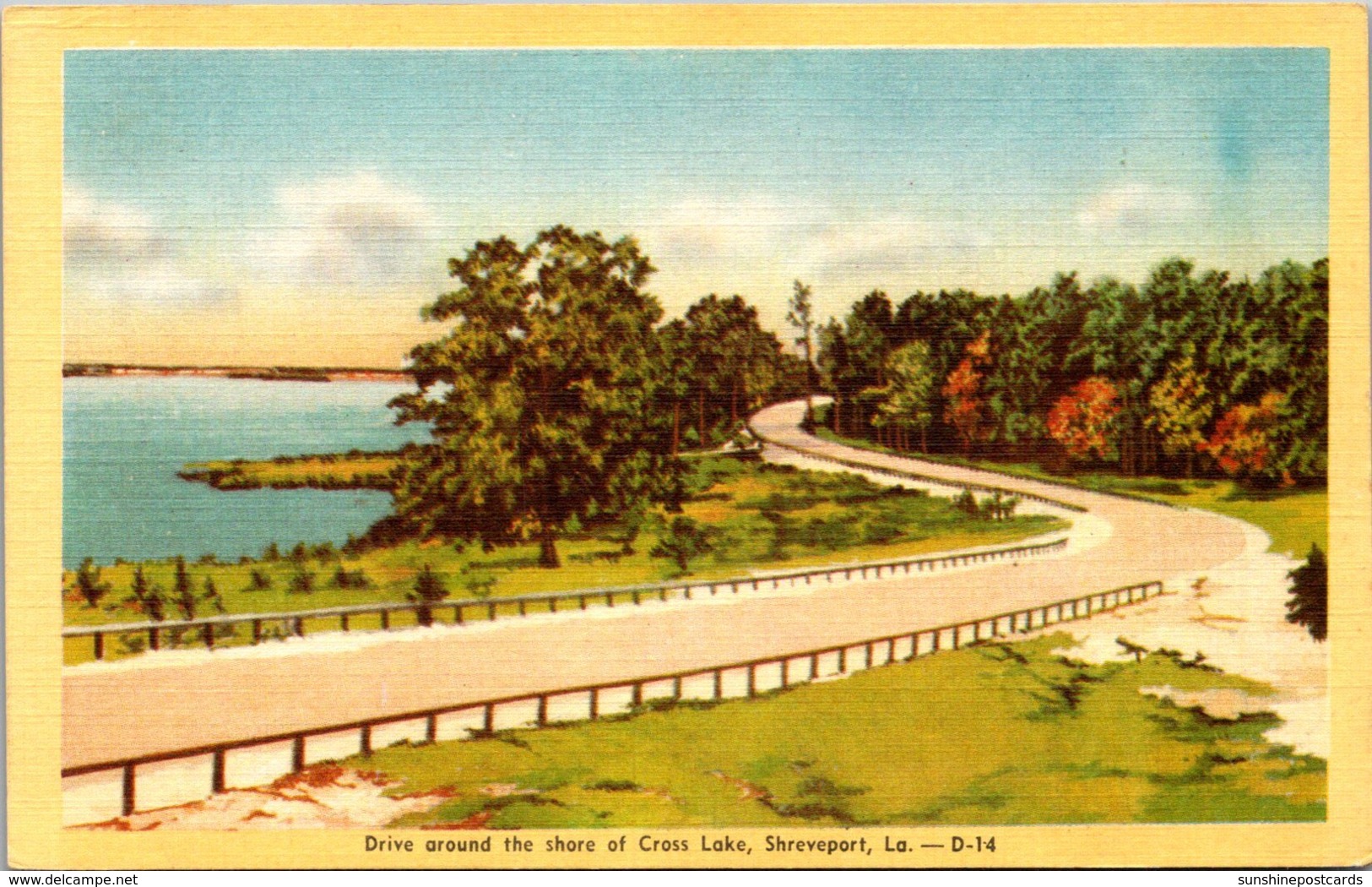 Louisiana Shreveport Drive Around The Shore Of Cross Lake Dexter Press - Shreveport