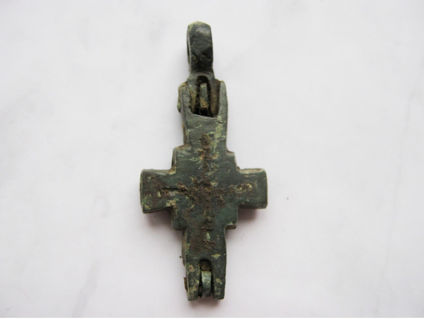 Byzantine Reliquary Cross (Encolpion) 9-12 Centuries - Archaeology