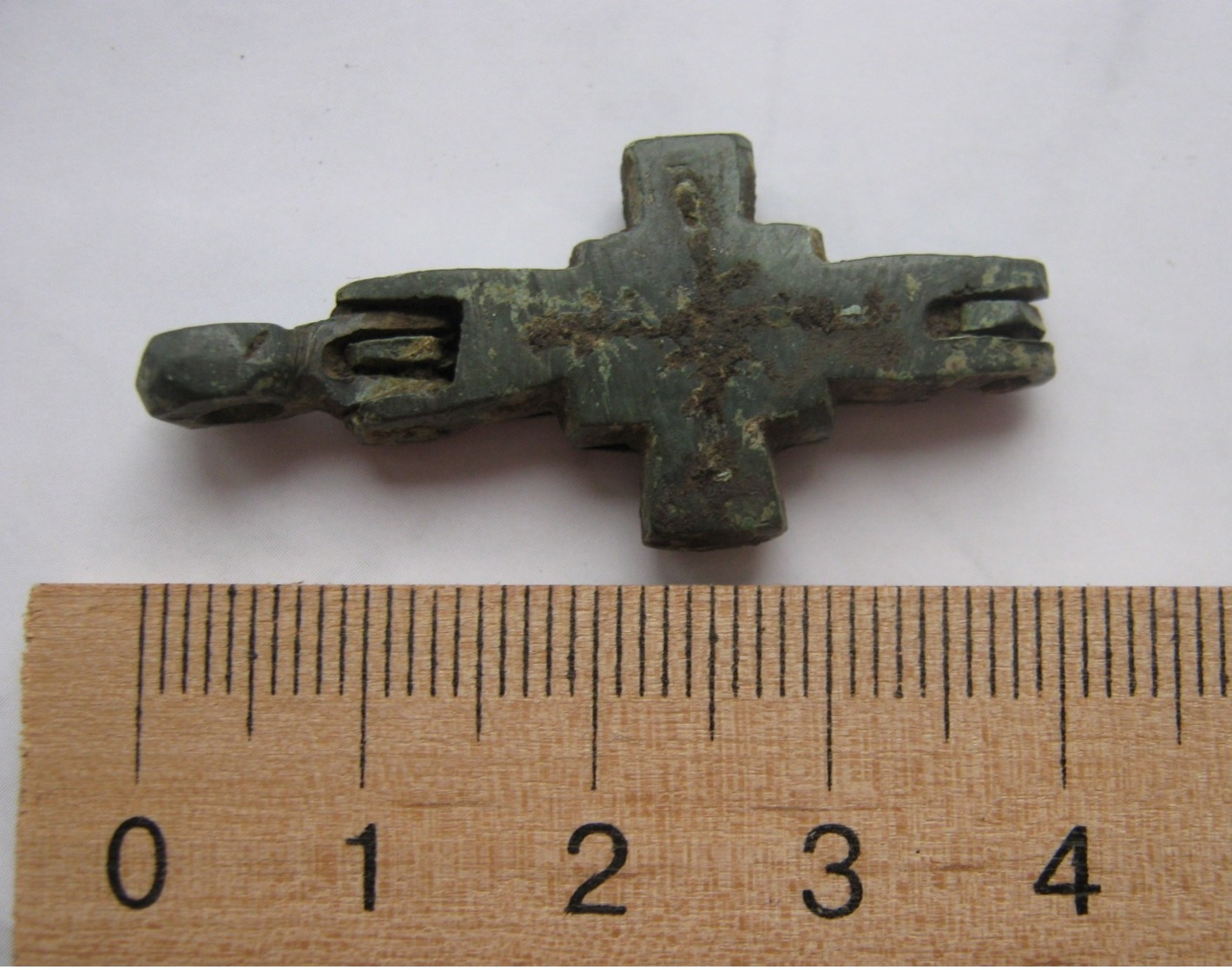 Byzantine Reliquary Cross (Encolpion) 9-12 Centuries - Archaeology