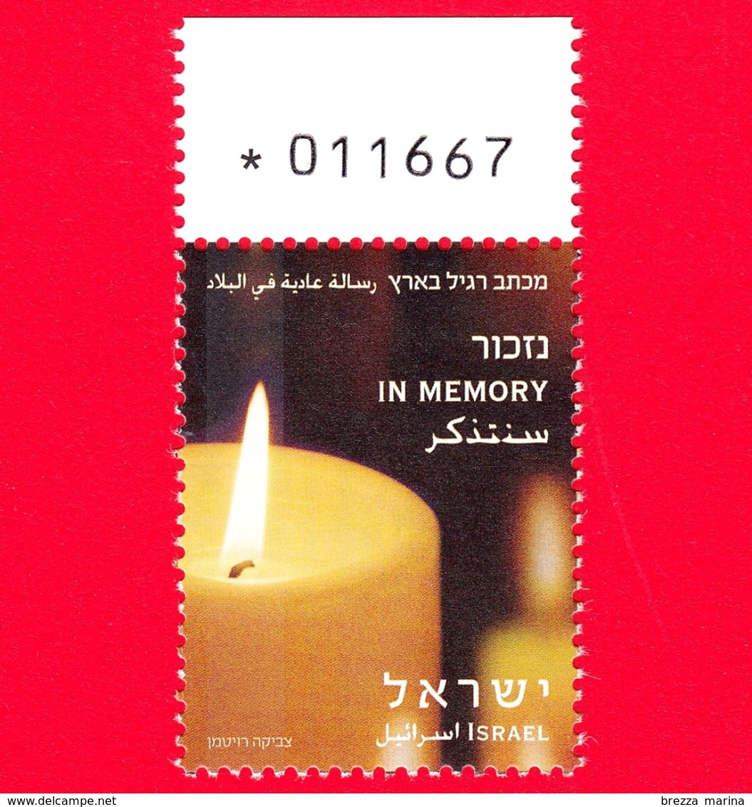 Nuovo - MNH - ISRAELE - ISRAEL - 2012 - Candela - In Ricordo - In Memory - 1.70 - Ongebruikt (zonder Tabs)