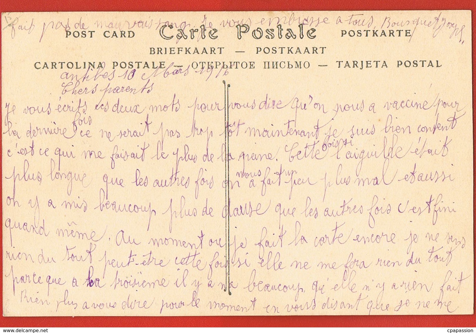 MOUANS-SARTOUX- Alpes Maritimes - La Place De La Mairie-- écrite 1916 -scans Recto Verso-Paypal Sans Frais - La Turbie