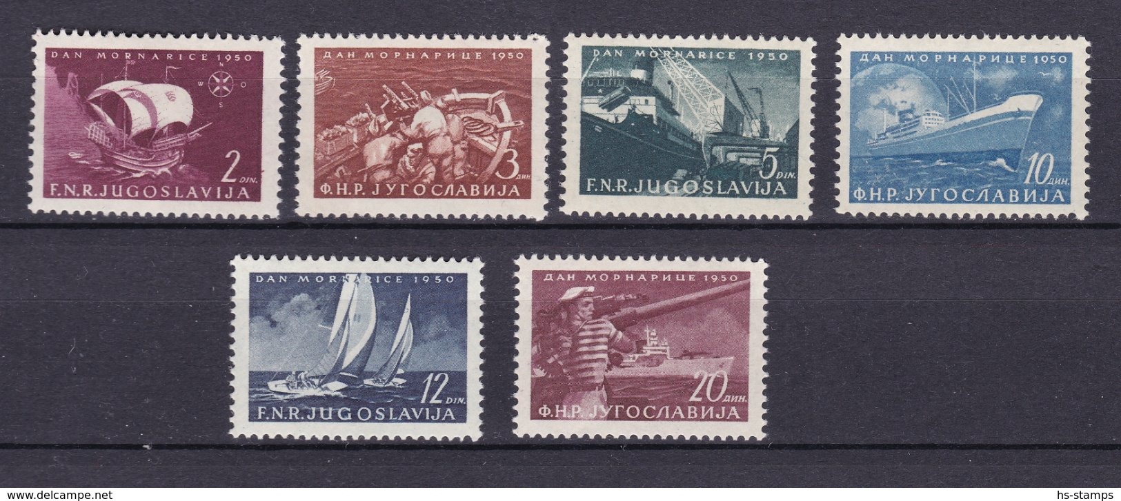 Yugoslavia - 1950 Year - Michel  622/627 - MNH - Nuovi