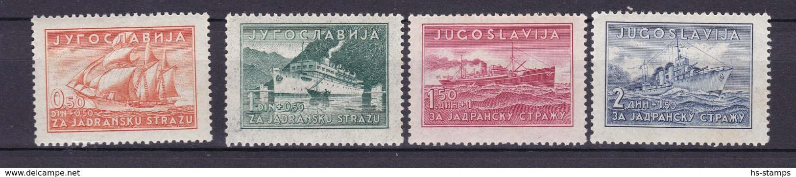 Yugoslavia - 1939 Year - Michel  385/388 - MNH - Ungebraucht