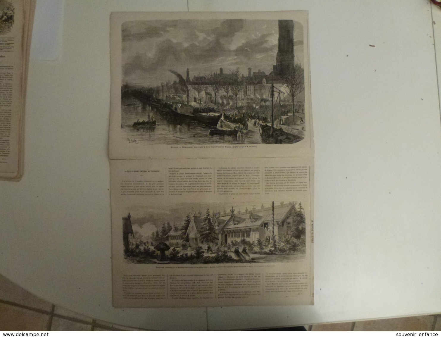 Le Monde Illustré 23 Mars 1867 519 Explosion Trocadero Exposition Universelle Troyes - Riviste - Ante 1900