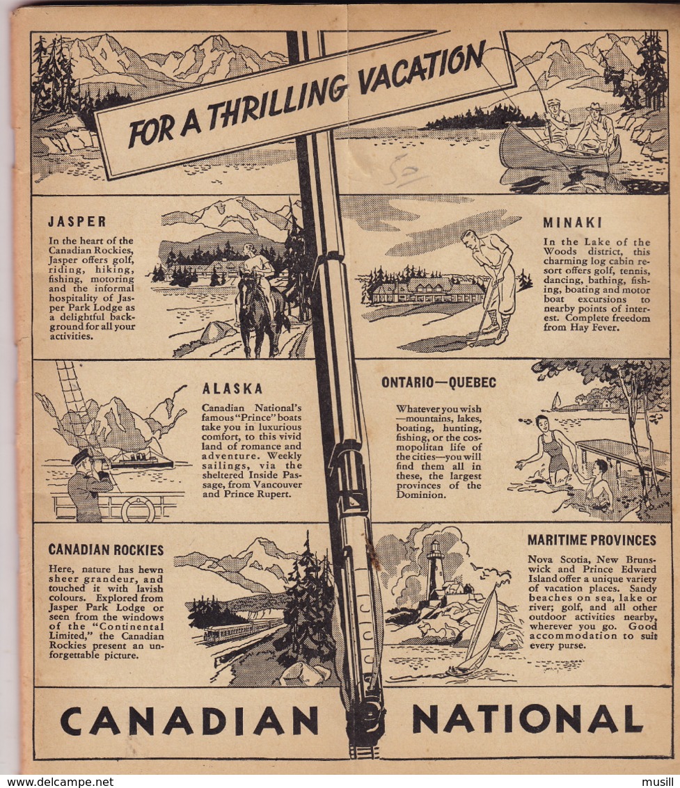 Canadian National Railways. June 27, 1937. - Verkehr