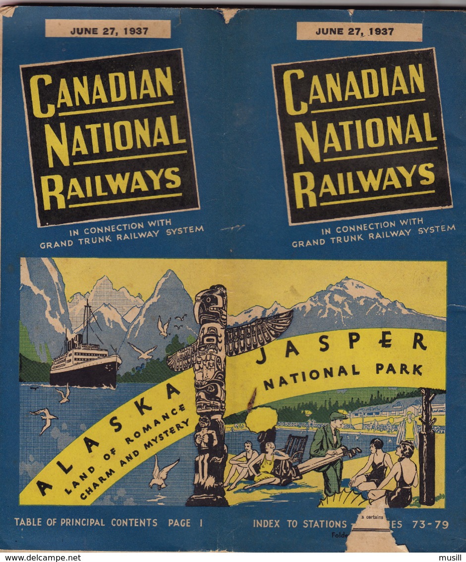 Canadian National Railways. June 27, 1937. - Verkehr