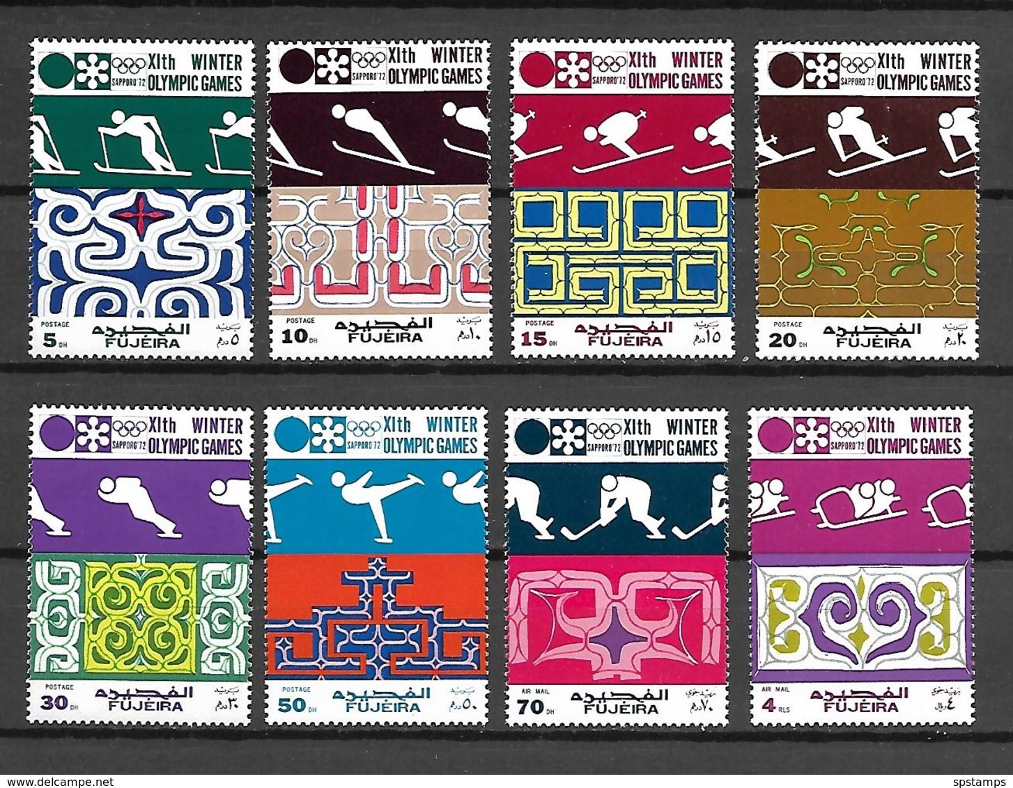 Fujeira 1971 Winter Olympic Games - SAPPORO MNH (D0768) - Fujeira