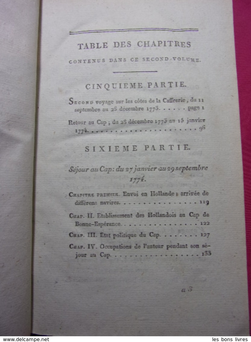 Voyages De C.P Thunberg Au Japon, Par Le Cap De Bonne-Espérance 1796 - Jusque 1700