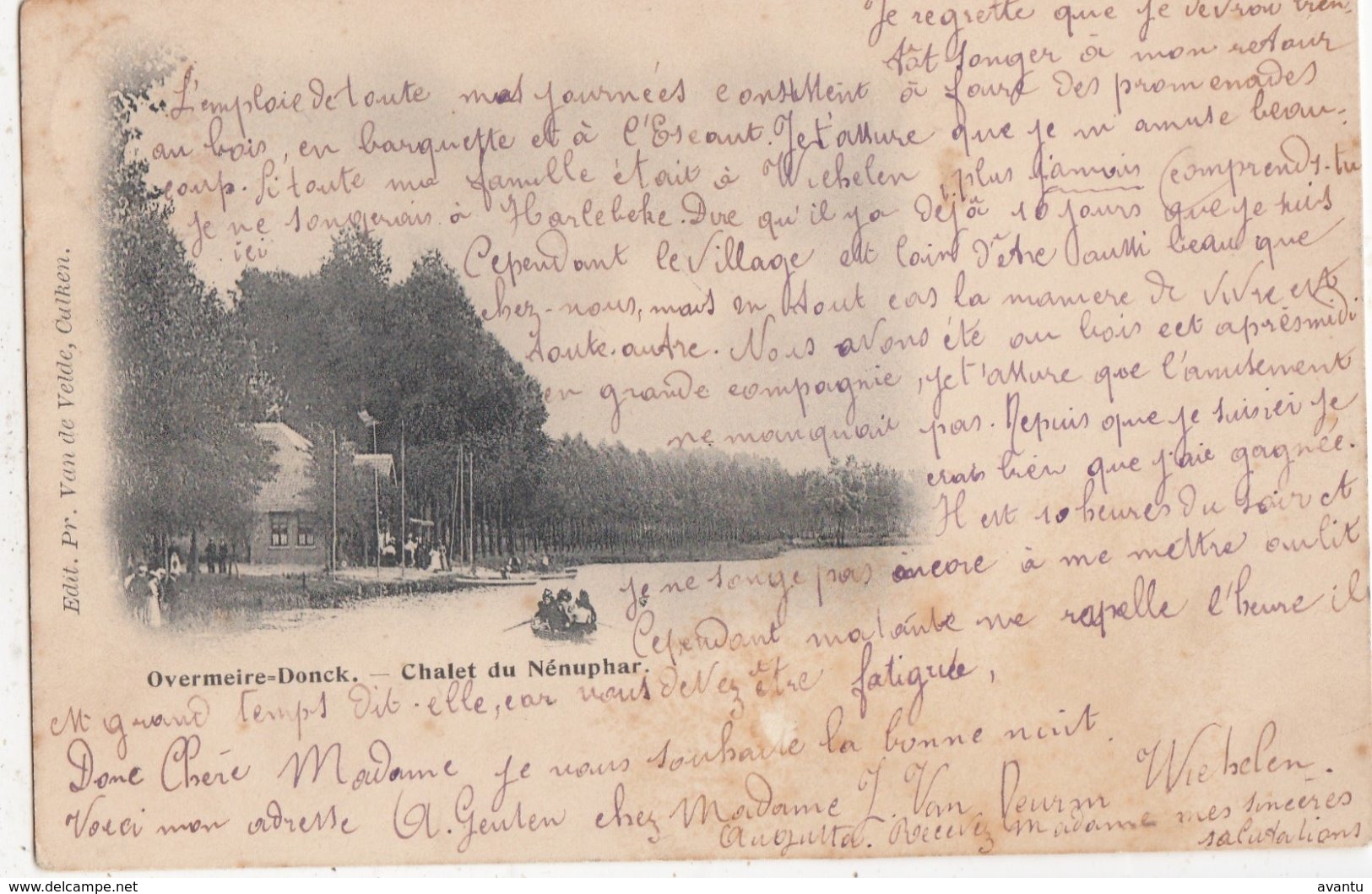 OVERMERE DONK / CHALET DU NENUPHAR  1901 - Berlare