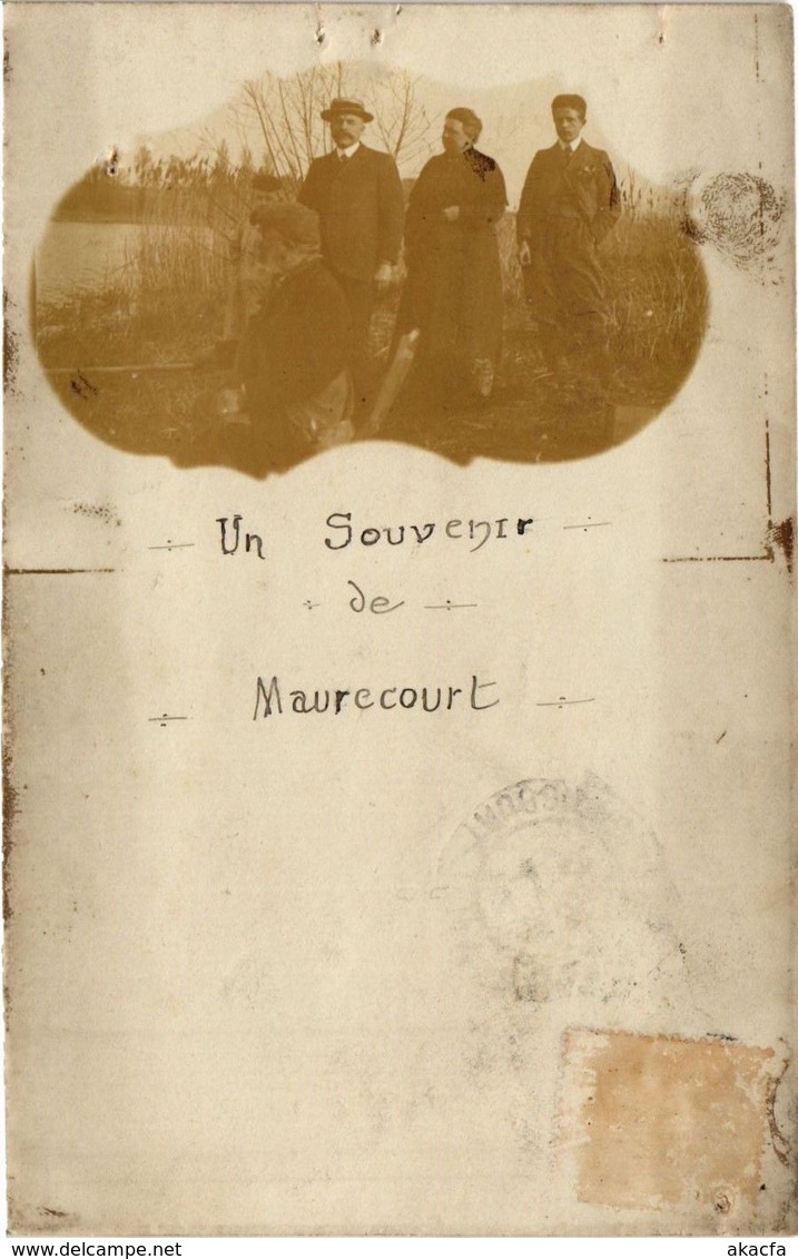 CPA Un Souvenir De MAURECOURT - Carte Photo (215435) - Maurecourt