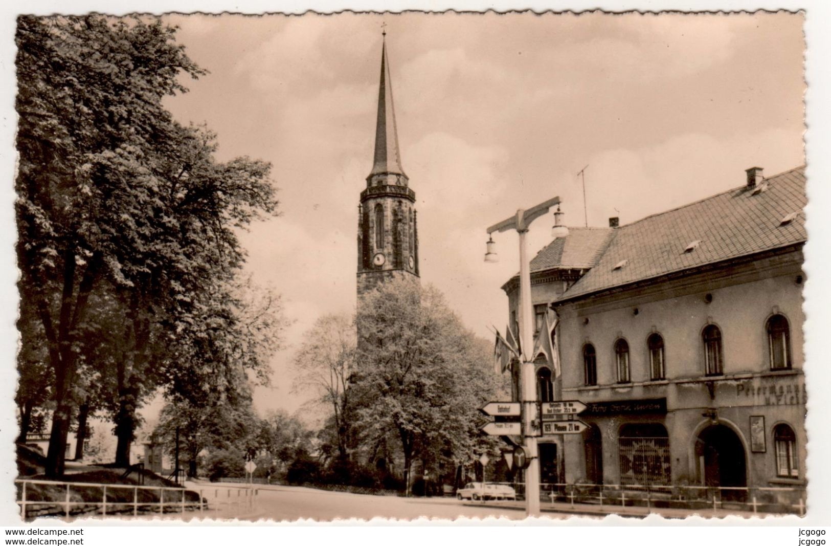 ALLEMAGNE  FALKENSTEIN   Carte Photo  2 Scans - Falkenstein (Vogtland)