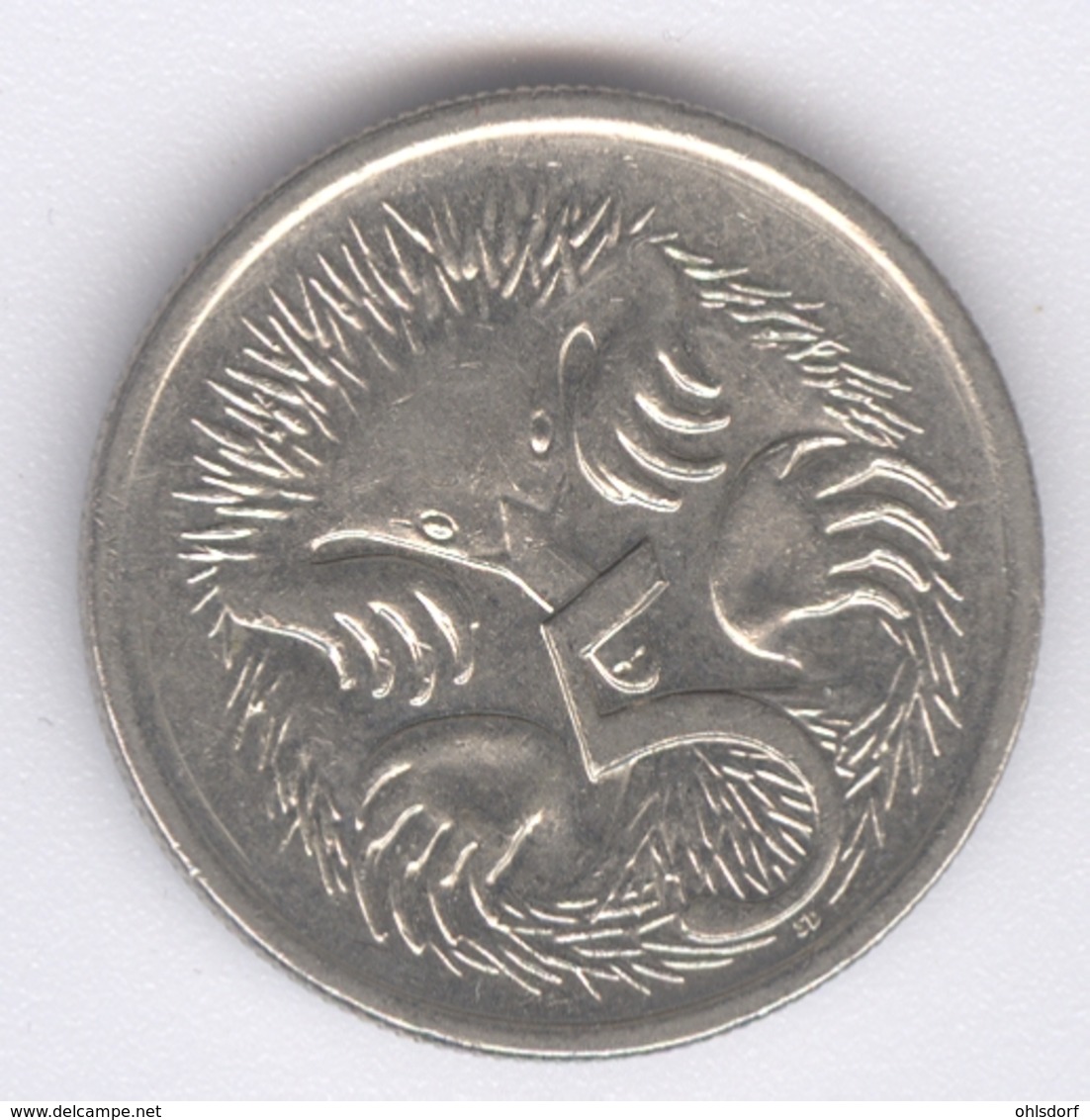 AUSTRALIA 1980: 5 Cents, KM 80, VF - 5 Cents