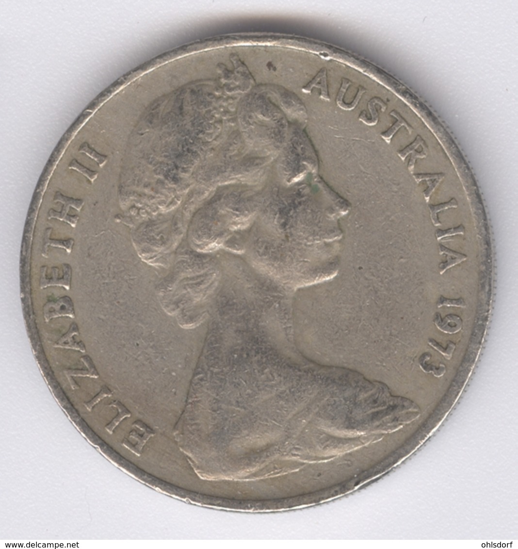 AUSTRALIA 1973: 20 Cents, KM 66, VF - 20 Cents