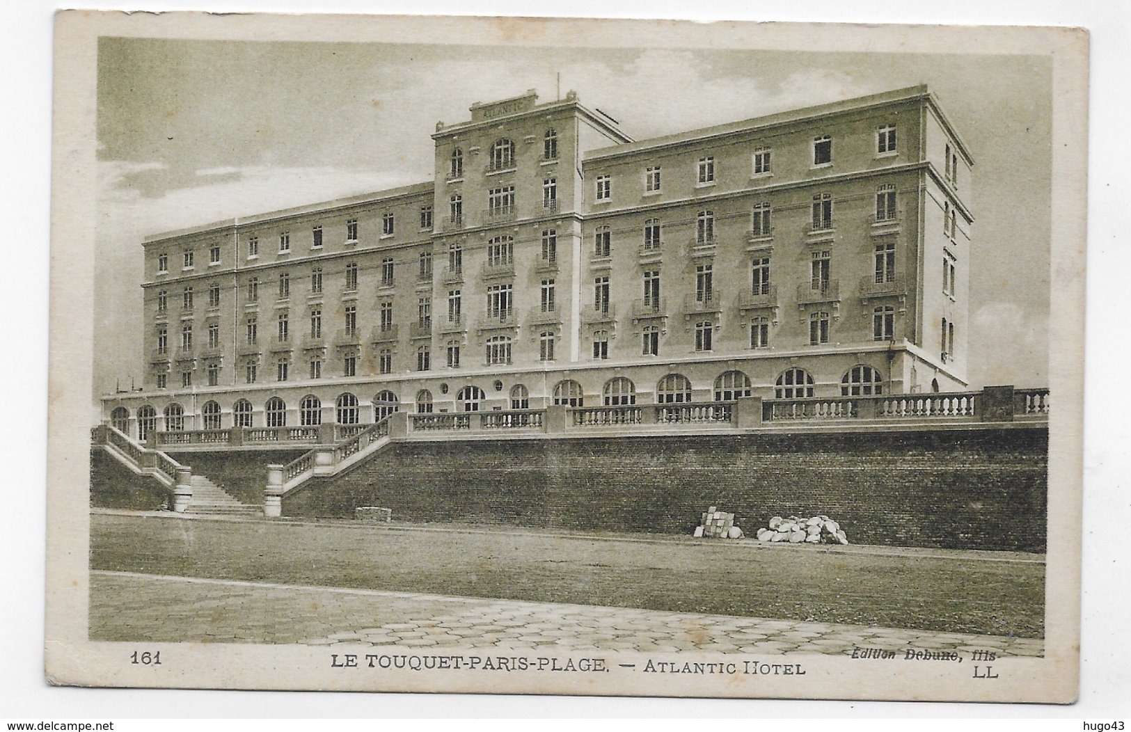 LE TOUQUET PARIS PLAGE - N° 161 - ATLANTIS HOTEL - CPA  VOYAGEE - Le Touquet