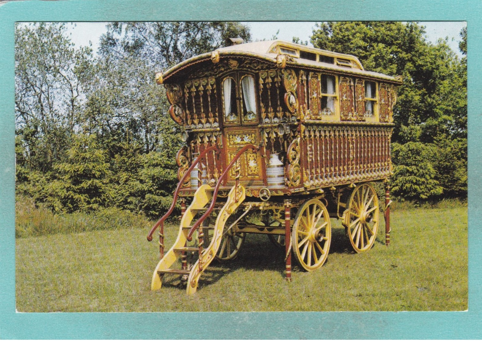 Small Post Card Of Transport,Showman`s Living Van,Built 1897,N90. - Camions & Poids Lourds