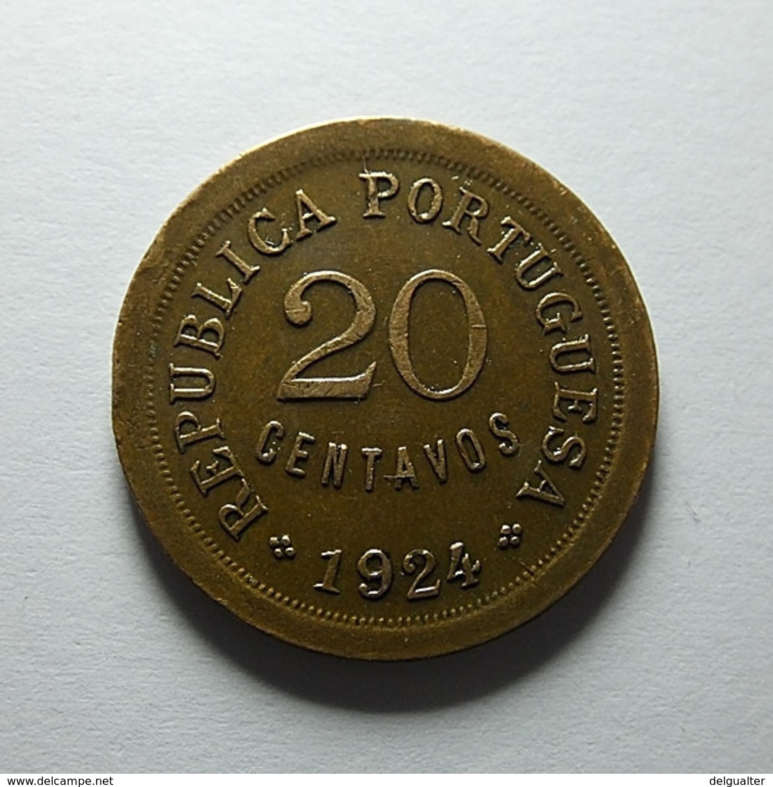 Portugal 20 Centavos 1924 - Portugal