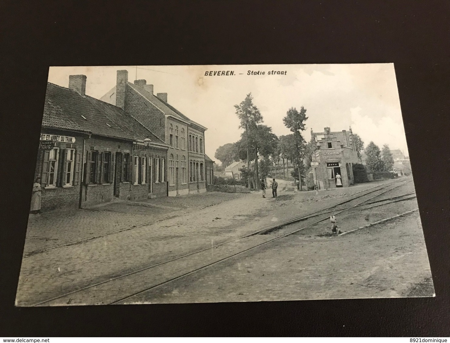 Beveren Aan De Ijzer - Beveren Sur Yzer Yser( Aleveringem) -  Statie Straat Gare Station Bahnhof Dépôt & Arrêt Du Tram , - Alveringem