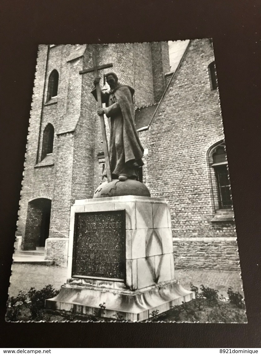 Ardooie - Ardoye - Standbeeld Mgr Roelens - Echte Foto - Uitg. Drukkerij De Burghgraeve - Ardooie