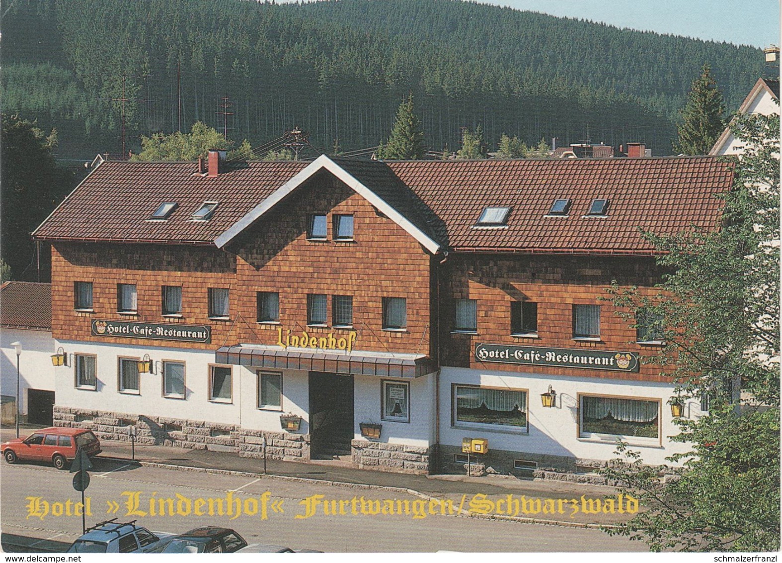 AK Furtwangen Schwarzwald Hotel Cafe Restaurant Lindenhof A Neukirch Gütenbach Schönwald Rohrbach Vöhrenbach Triberg - Furtwangen