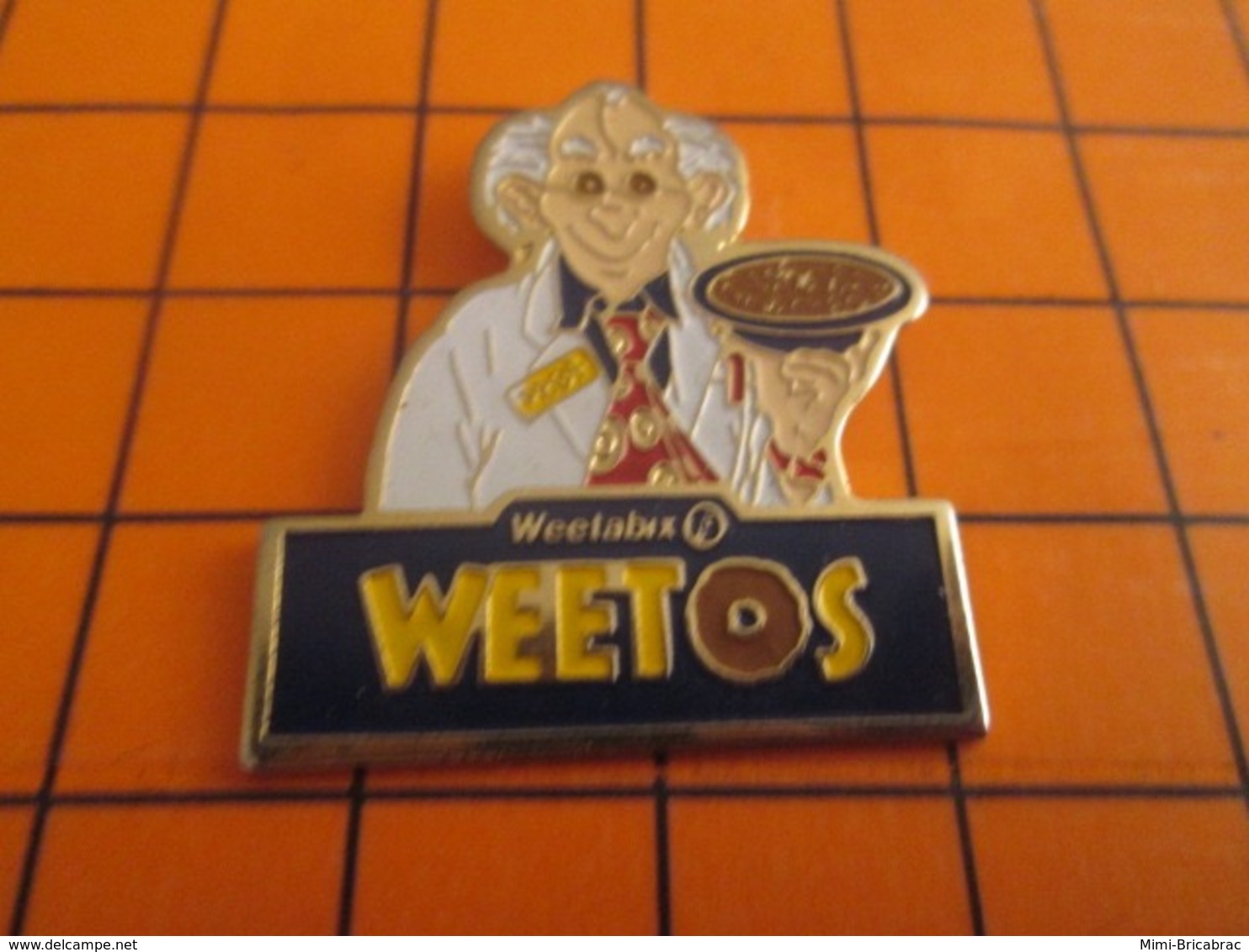 1519 Pin's Pins : BEAU ET RARE : Thème ALIMENTATION / CEREALES BIEN CHIMIQUES WEETOS WEETABIX - Levensmiddelen