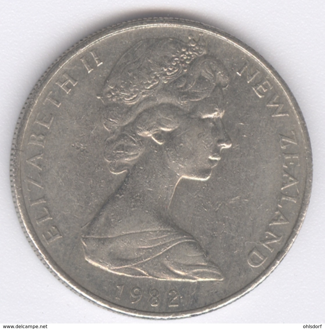 NEW ZEALAND 1982: 10 Cents, KM 41 - Nueva Zelanda