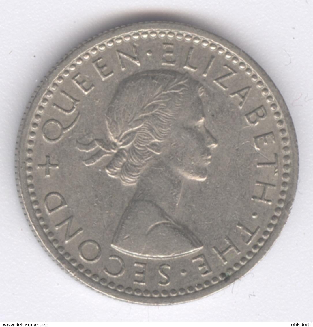 NEW ZEALAND 1964: Sixpence, KM 26 - Nieuw-Zeeland